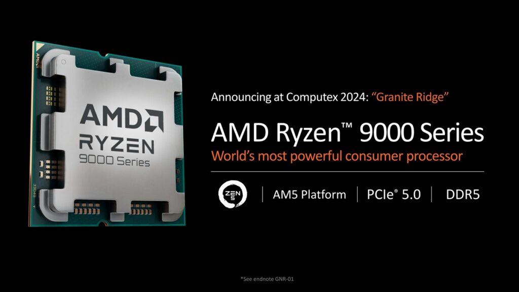 AMD、Zen 5搭載の最新CPUであるRyzen 9000シリーズやX870チップ