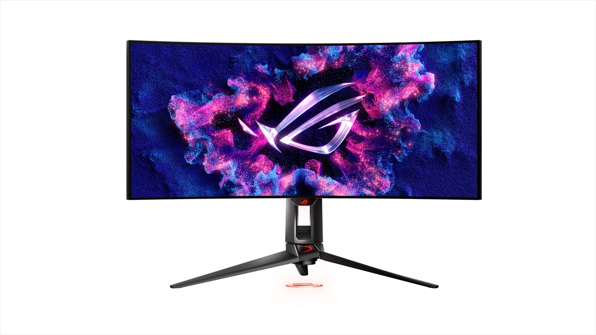 ASUS、34インチUWQHD＆240Hzの弯曲有機ELゲーミングディスプレイを発表