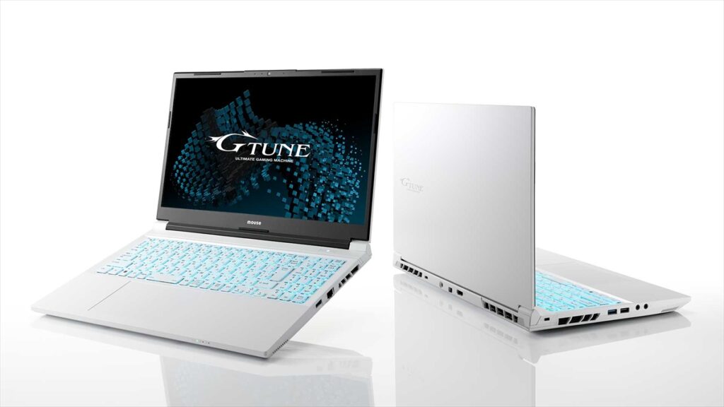 RTX 4060＆144Hzディスプレイ搭載・白筐体のゲーミングノートPC「G 