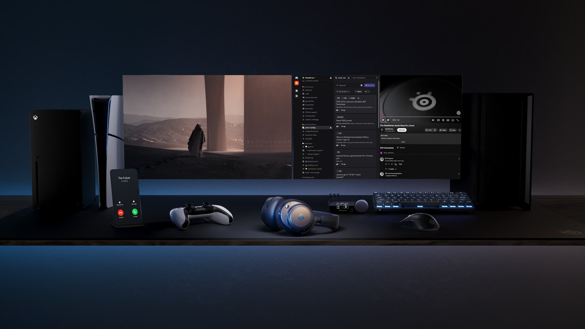 SteelSeries、無線ハイレゾ＆最大4系統ミックス可能な次世代ゲーミング